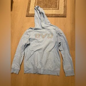 OVO Sky Blue Hoodie with Owl Logo